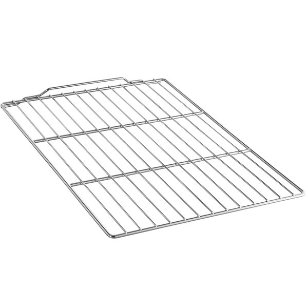 a close-up of a metal rack