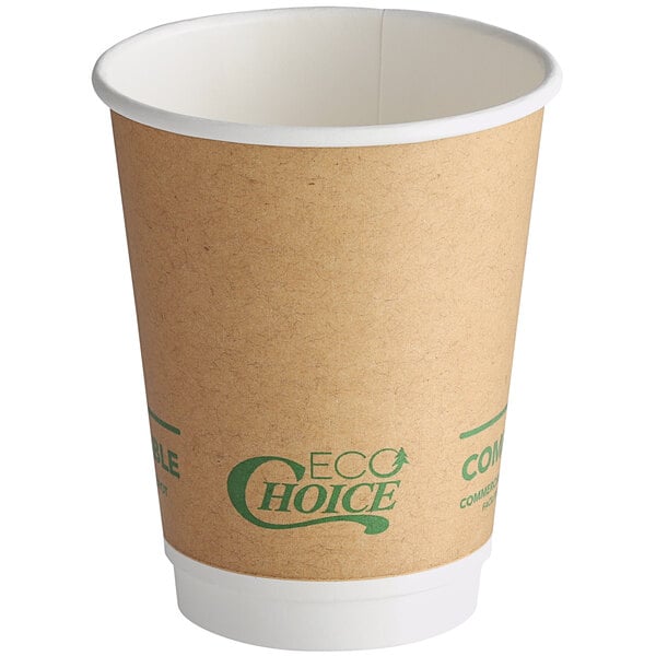 Hefty Ecosave™ Compostable Hot Cups and Lids, 12 ct - Kroger