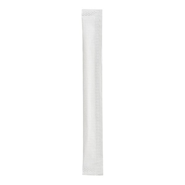 A single paper-wrapped round toothpick.