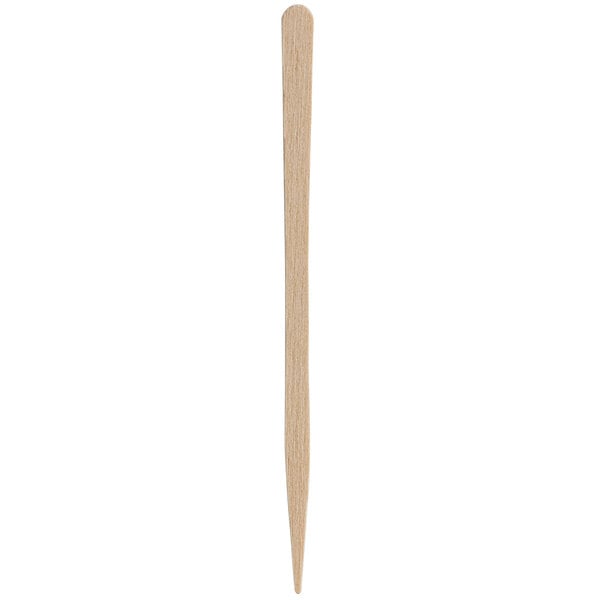 a wooden stick on a white background