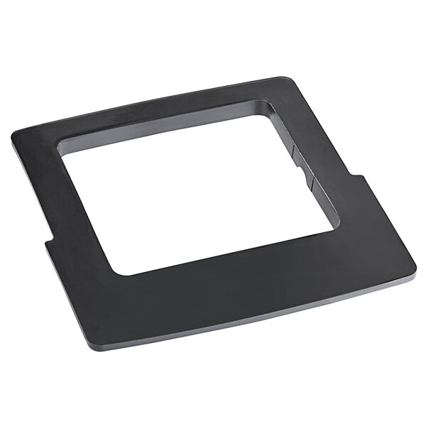 A black square Vitamix isolation gasket.
