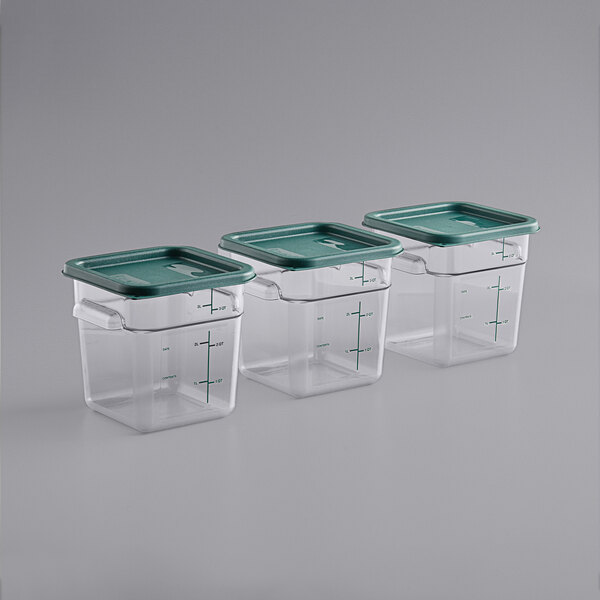 Meijer Medium Square Containers, 4 Pack