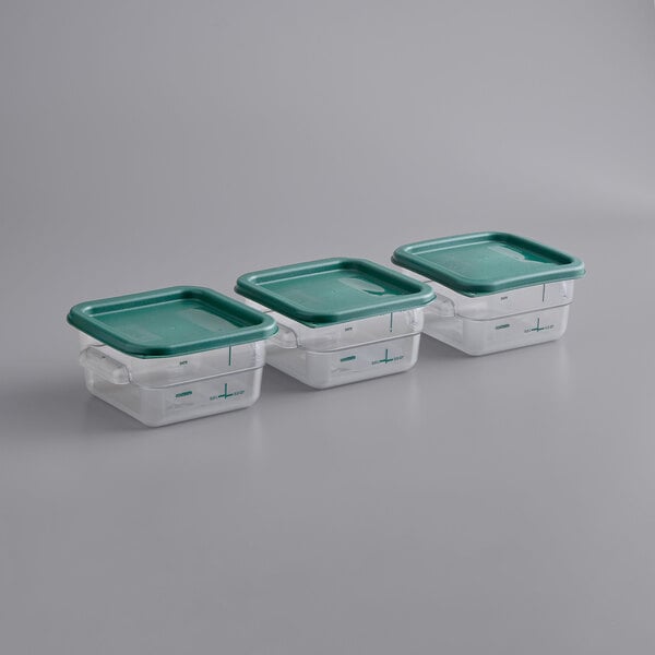 Carlisle Food Service Products 21.5 Gal Rectangle Plastic Food Storage Container (Set of 3) Carlisle Food Service Products