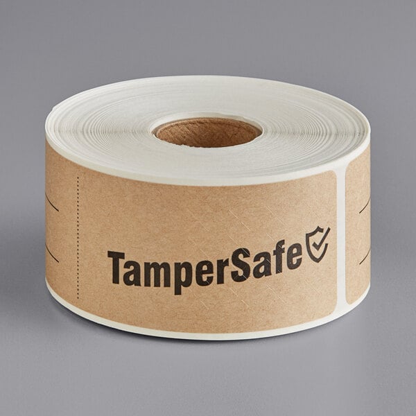 a roll of tape with black text