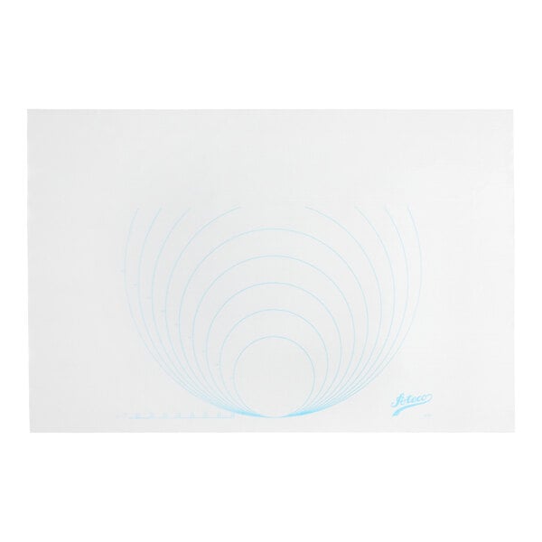 Ateco 693 36" x 24" Lightweight Non-Stick Silicone Baking Work Mat with Circular Measurements