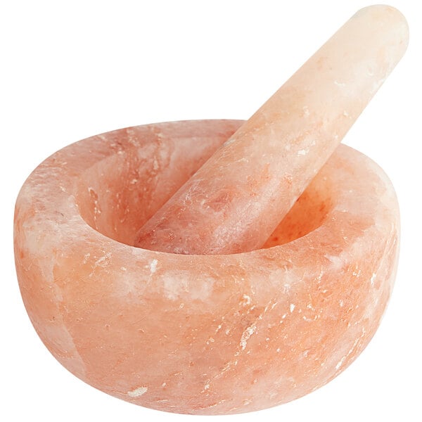 himalayan pink salt mortar and pestle