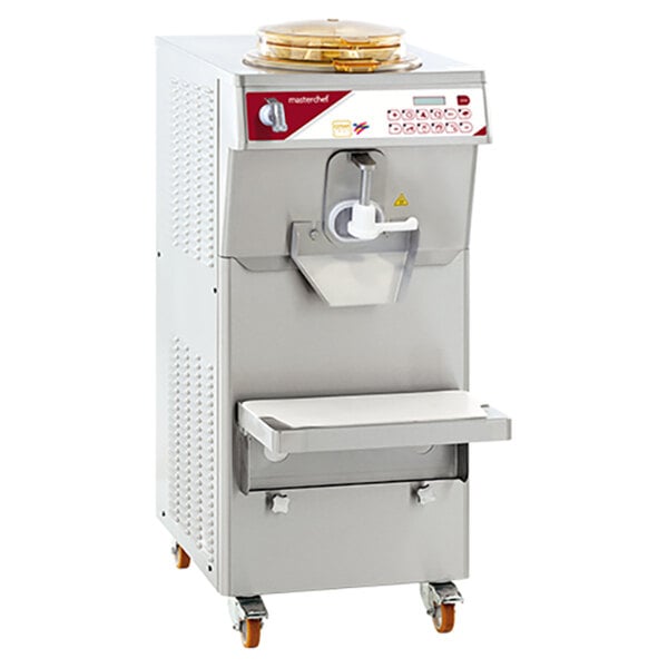 A Cattabriga MasterChef 20 commercial ice cream machine with a black lid.