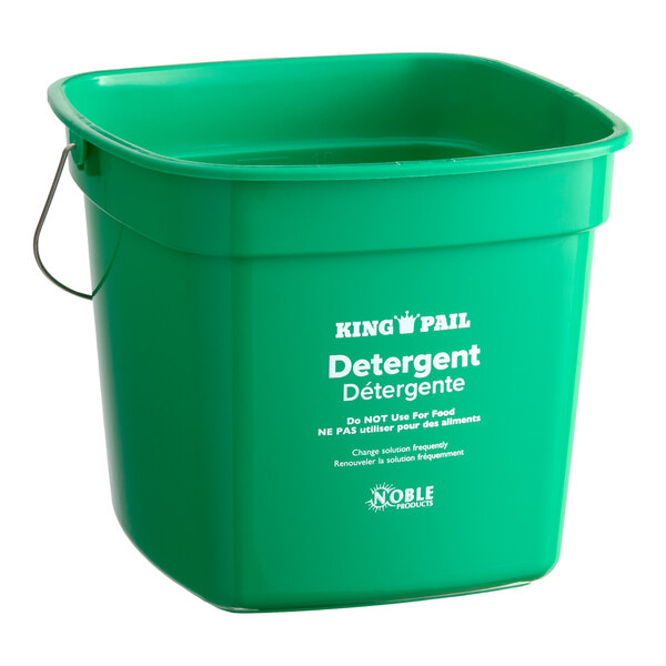 Noble King-Pail 10 Qt. Green Detergent Pail
