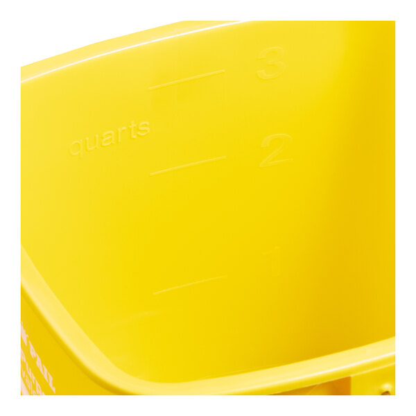 Noble King-Pail 3 Qt. Yellow Cleaning Pail