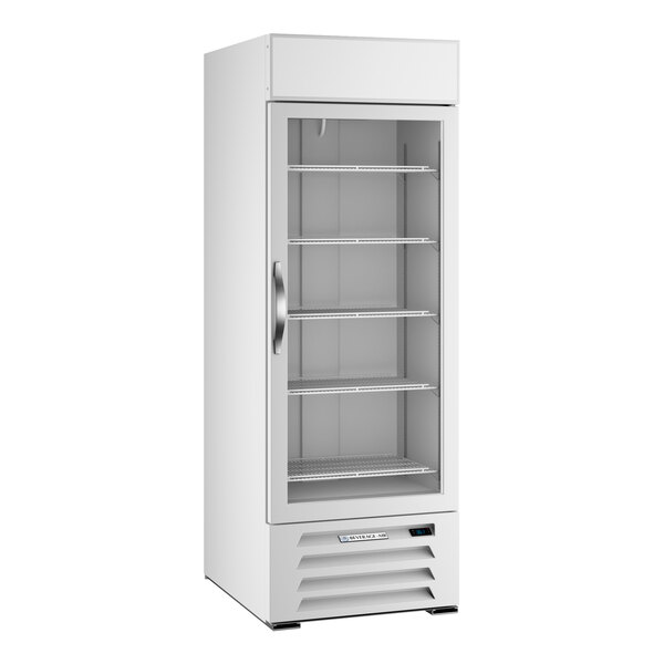 Beverage-Air MMR19HC-1-W MarketMax 27" White Merchandising Refrigerator with White Interior