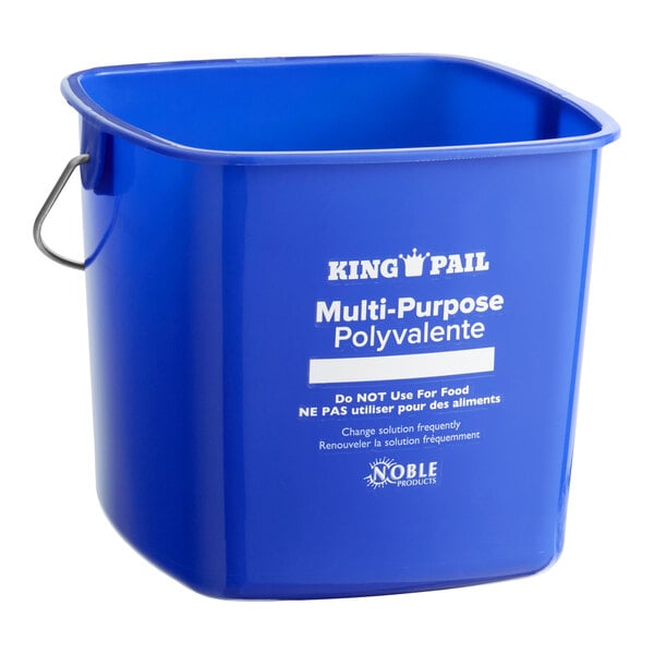 Noble King-Pail 3 Qt. Blue Cleaning Pail