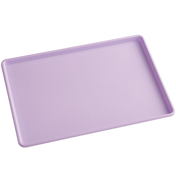 a purple tray with a white background