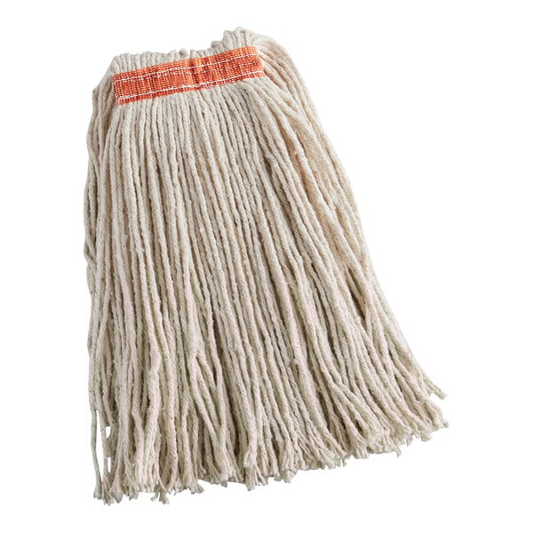 Cut-End Wet Mop Head, Cotton, #24, 1