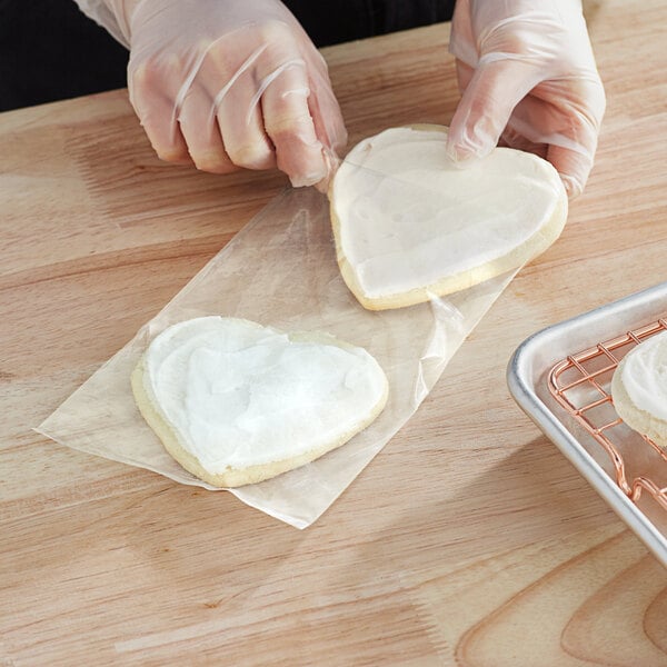 a cookie on a tray