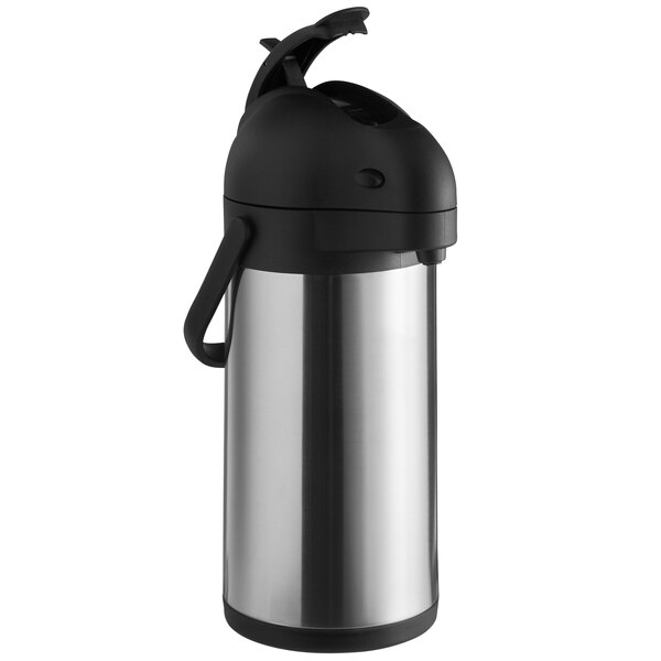 pump action airpot tea coffee flask