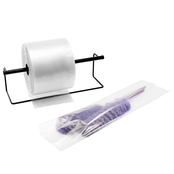 A roll of Lavex clear plastic tubing on a roll.