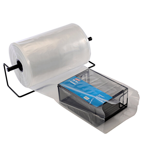 A roll of clear plastic Lavex Polyethylene Tubing.