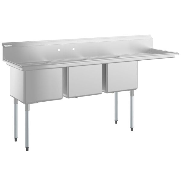 Regency 3 Compartment Sink (Stainless Steel, 94)