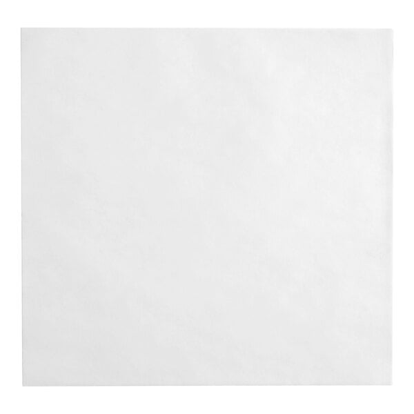 Choice white square dry wax paper on a white background.