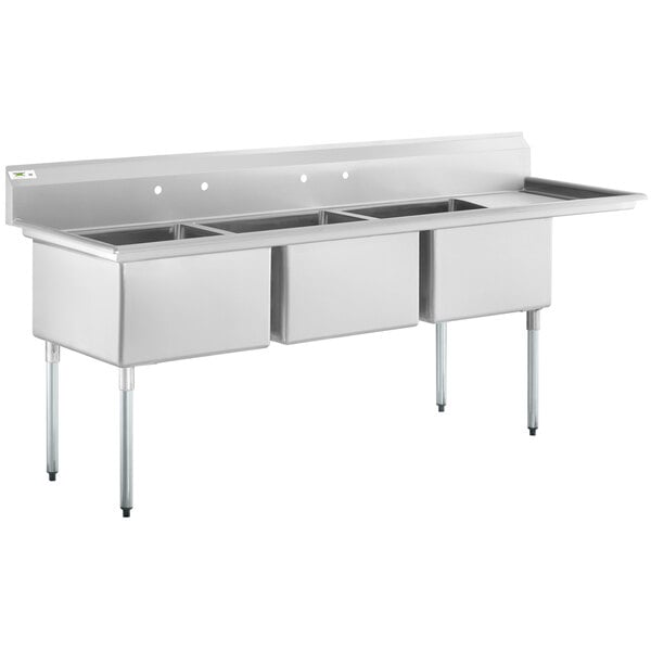 Regency 3 Compartment Sink (Stainless Steel, 94)