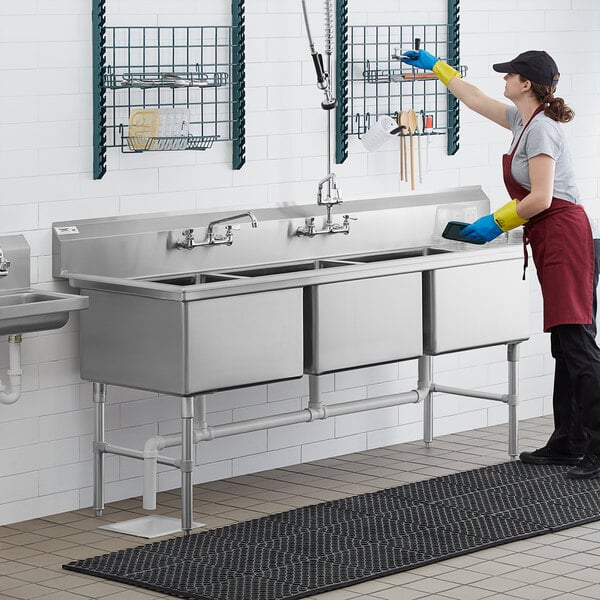 a sink in a kitchen