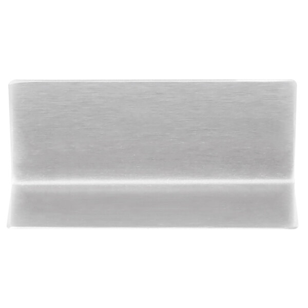 A rectangular stainless steel table tent with "Hot Tea" on it.