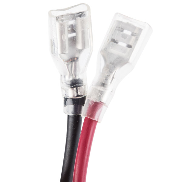 The red and black cables for a Galaxy GBB blender motor.