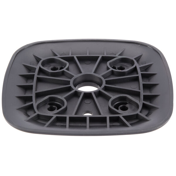 A black Galaxy jar pad with holes.