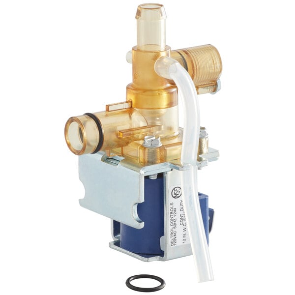 A Bunn liquid dispensing valve kit with a hose.