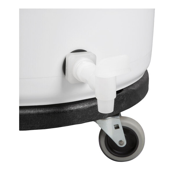 Rubbermaid® FG263600WHT BRUTE GreensKeeper 32 Gallon Vegetable Crisper Container with Lid and Dolly