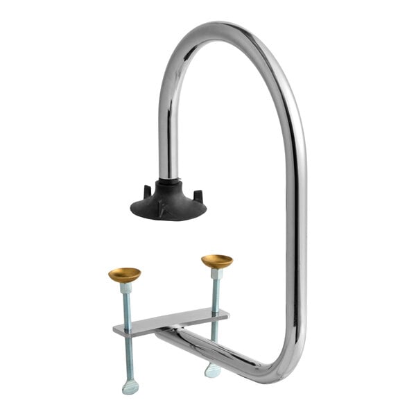 Lancaster Table & Seating Chrome Waitress Stall / Service Rail