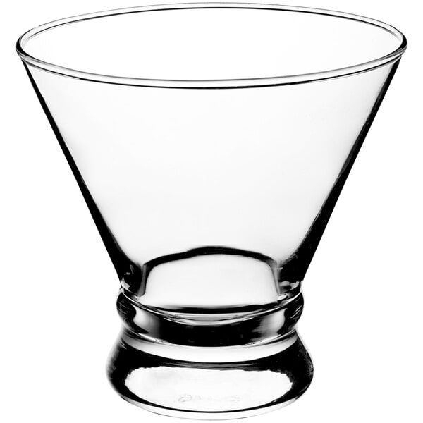 Acopa Pangea Stemless Martini Glass Set: Garnet