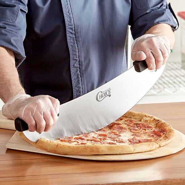 Choice 20 Rocking Pizza Cutter with Plastic Handles