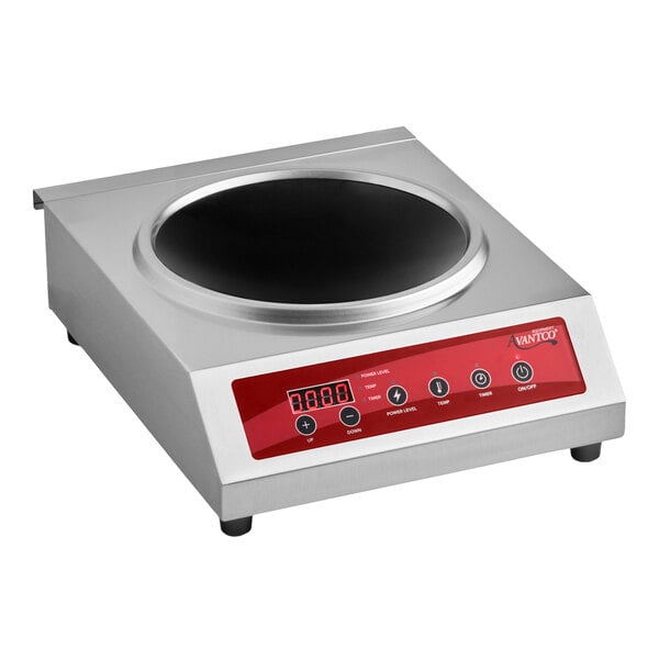 Avantco IWC35 Countertop Wok Induction Range / Cooker - 208-240V, 3500W