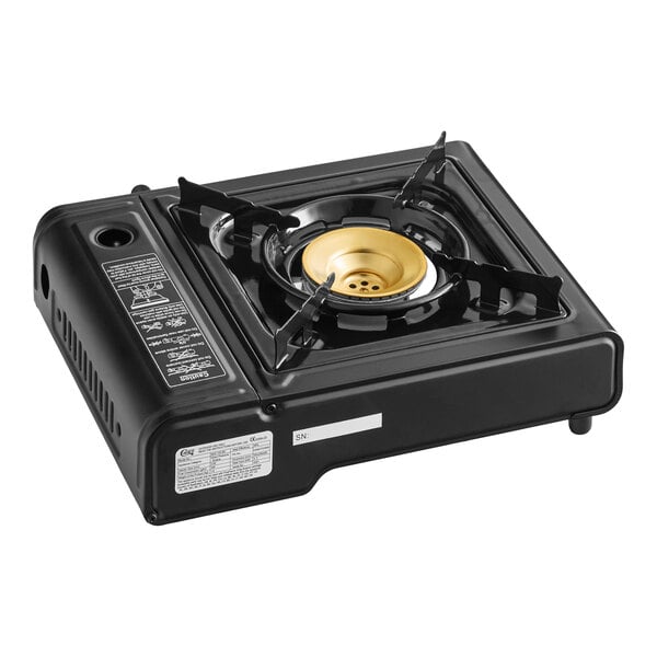 Choice 1-Burner High Performance Butane Range / Portable Stove with Brass Burner - 15000 BTU