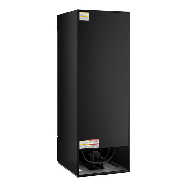 Beverage-Air MMR19HC-1-B-18 MarketMax 27" Black Left-Hinged Door Merchandising Refrigerator with White Interior