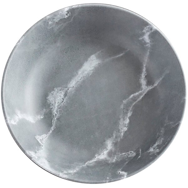 An American Metalcraft grey marble melamine bowl.