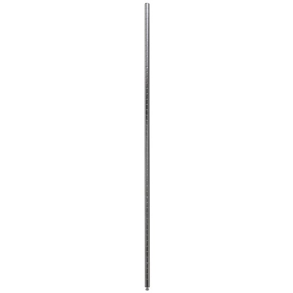 An Eagle Group metal pole with holes on a white background.