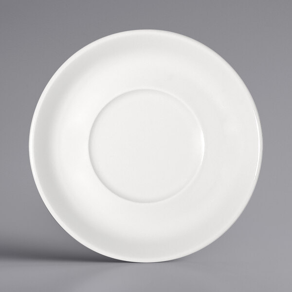 a close-up of a white plate