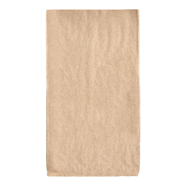 EcoChoice 2-Ply Natural Kraft Dinner Napkin 15" x 17" - 3,000/Case
