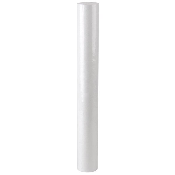 a white roll of plastic