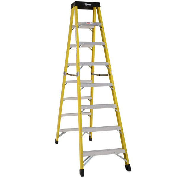 a ladder with a yellow ladder