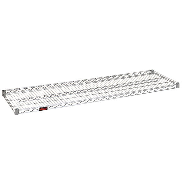 A long metal rack with a wire grid.