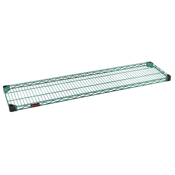 An Eagle Group green wire shelf.