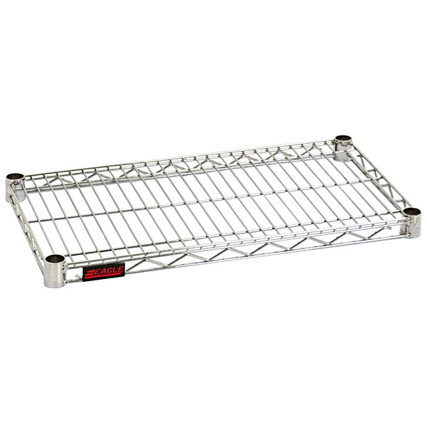 An Eagle Group stainless steel wire shelf.