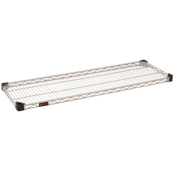 A stainless steel wire shelf by Eagle Group.