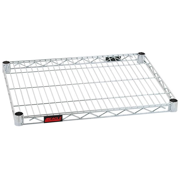 An Eagle Group stainless steel wire shelf.