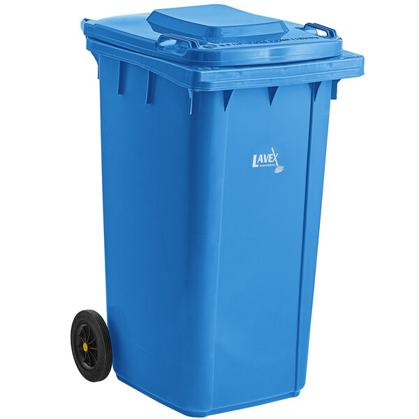 Rangland Animal-Proof Trash Can Lock - Blue (for 50-96 gallon