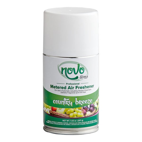 A can of Noble 7.25 oz. Country Breeze metered air freshener refill.