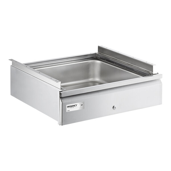 Regency Spec Line 20" x 20" x 5" Self Closing Drawer with Stainless Steel Front and Locks